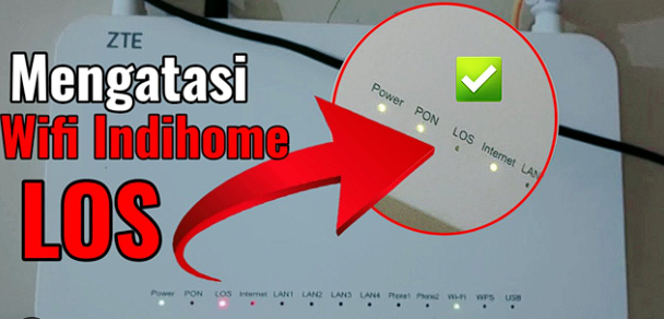 cara atasi indihome loss merah, wifi tifak konek