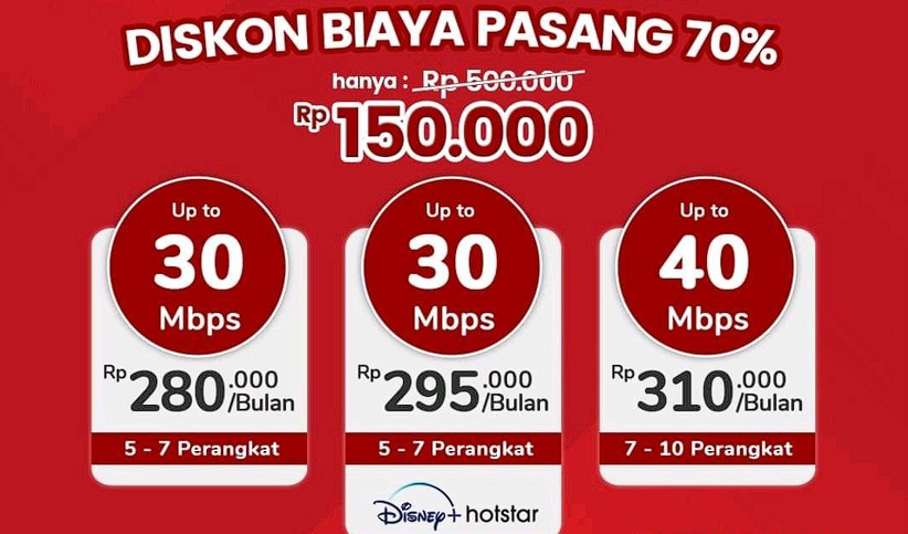pilihan paket pemasangan indihome jogja