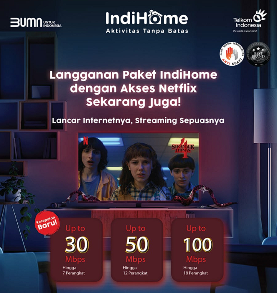 netflix di indihome cara langganan