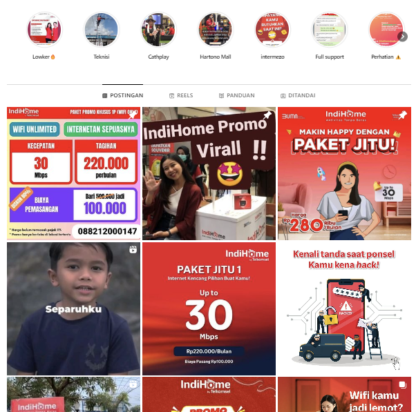 indihome jogja instagram