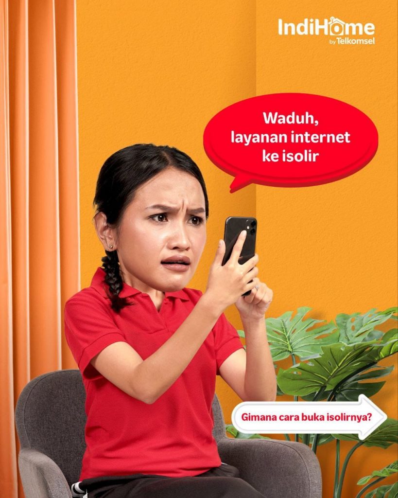 Tutorial membuka Isolir IndiHome